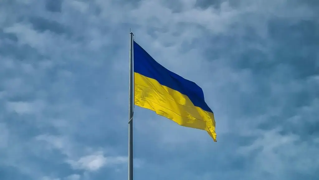 Ukrainische Flagge